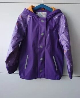 Nepromokavá bunda,fialová. 122/128