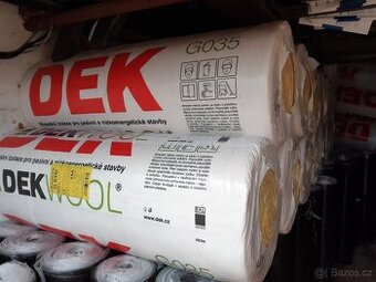 Izolační vata 035, 5-15cm.