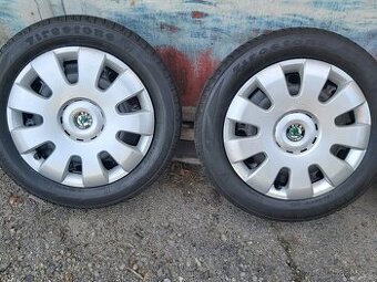 5x100 r15 letní pneu 195/55r15 vzorek 6mm Škoda Fabia