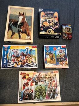 puzzle Avangers, Tlapková patrola, dinosauři