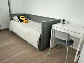 Hemnes Ikea bed with 2 matttresses