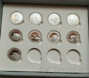 Stříbrné mince Gigants of the ICE age