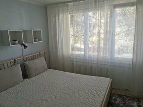 Dvojlůžkovámanželská postel, bříza dýha/Lindbåden, 160x200cm