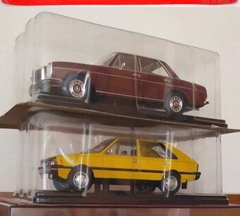 Mercedes + Polonez 1:24 + Tatra hasiči 1:43