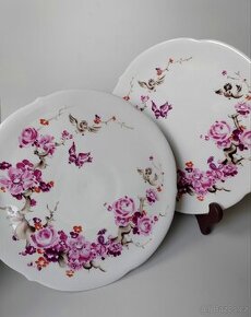 Malý porcelánový servírovací talíř od manufaktury Wallendorf