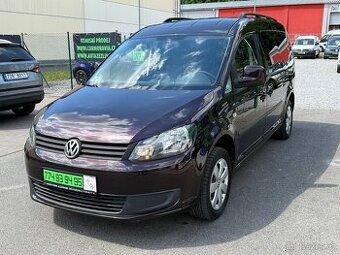 ► VW CADDY MAXI 1,6 MPI BEN/LPG - 7 MÍST, PARK. SENZORY ◄