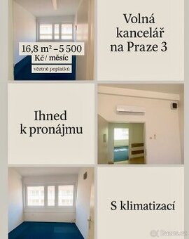 Pronajem  kanceláře od 4600 Kč/ měs. Praha 3