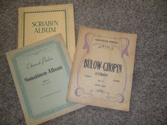 Brahms, Wagner, Schubert, Scriabin, Schumann, Clementi...
