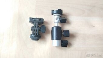 Univerzální Kulová hlava + Horizontální držák světla, kamery - 1