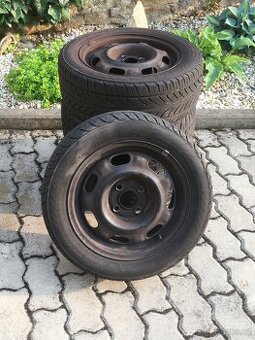 Plechové disky 14”-4x100 s letním pneu-185/55 R14