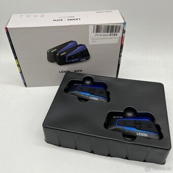 Sada 2ks interkomů Lexin B4FM-X Bluetooth 5.0 / IP67 USB-C