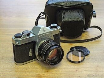 Pentax Spotmatic SP + SMC Takumar 2.0/55 (M42 závit)