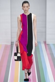 SALVATORE FERRAGAMO – luxusní vintage šaty, originál s visač