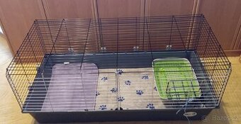 Klec pro králíčka včetně vybavení - 120 cm