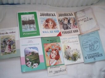 V.Javořická-romány pro ženy a dívky