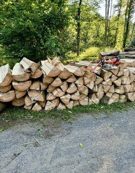 Palivové dřevo metrové štepy