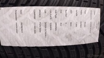 Kompletní zimní ALU  kola ŠKODA OCTAVIA I DOT 3624