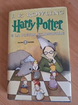 kniha J.K. Rowling - Harry Potter a kámen mudrců italsky