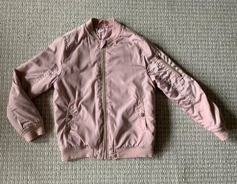 Růžový dívčí bomber, vel.152
