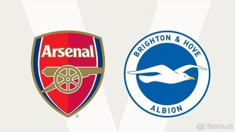2x vstupenka na Arsenal - Brighton (Premier League)