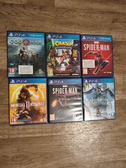 Prodávám hry na ps4
