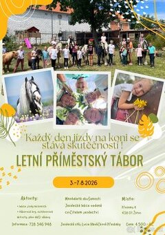 ☀️ Letní příměstský tábor u koní ☀️