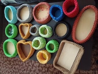 Háčkované košíky