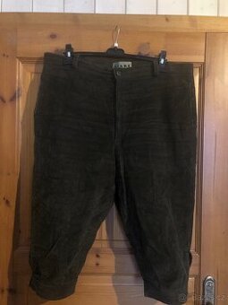 Tříčtvrteční manšestrové kalhoty - 1