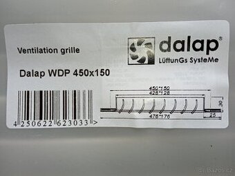 větrací mřížka 450x150