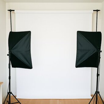 Vinylové fotopozadí - bíle