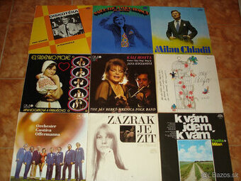 prodám gramodesky čs.interpretú roky 1960/70