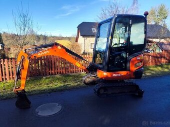 Minibagr Kubota KX016-4, rok 2016, 2100mth 3x lžíce