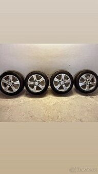 4x ALU kola 5x112 + pneu 205/55 R16 – rovná, zachovalá