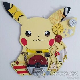 Aktivity deska Pokémon Pikachu, 60 x 60 cm