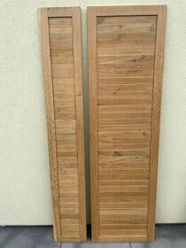 Nábytkové lamelové dveře z dubového masívu - 1