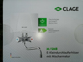 Clage M3 SMB elektrický průtokový ohřívač vody včetně armatu