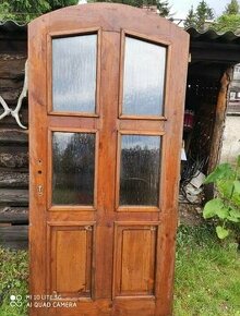 Prodám dřevěné vchodové dveře