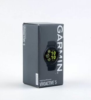 Nové Garmin Vivoactive 5 Black/amoled/11dni/ 24mes zaruka