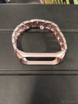 Řemínek pro Mi band 3 a 4 rose gold - 1