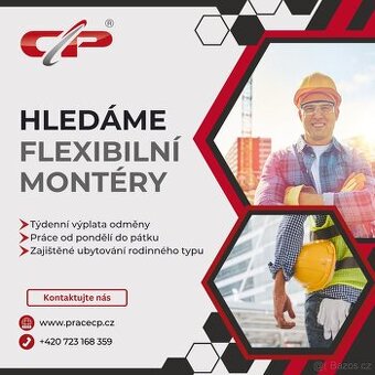 Práce v Německu s týdenní výplatou - možno IHNED - montér