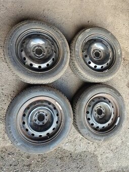 Prodám sadu disků 6Jx15H2 ET43 + let. pneu 185/65/R15 88T
