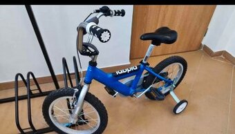 Dětské kolo Yedoo Pidapi 16" Alu světlé-modá včetně koleček