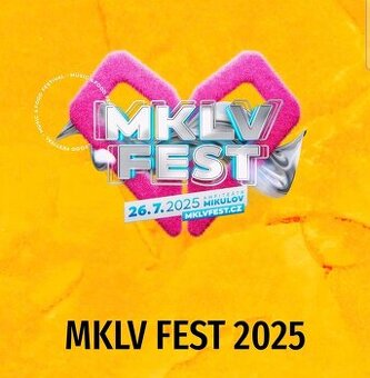 Mikulov fest, MKLV Festival, 26.7.2025