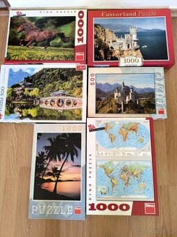 Sada Puzzle - různé druhy