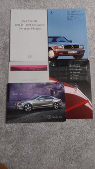 Prospekty a katalogy Mercedes - Benz řady C, E ,S a CLS