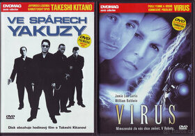 Filmy na DVD, 20x originál v plastovém boxu