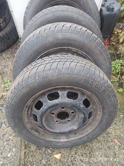 Zimní pneumatiky/kola 185/60 r15.