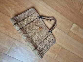 Vintage protektorátní slaměná kabelka – originál