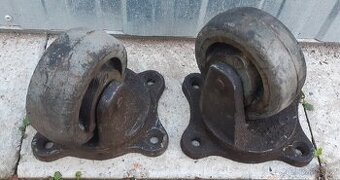 Litinová otočná zátěžová kolečka na ložiskách