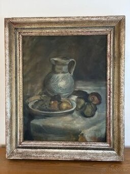 Antonín Marek Machourek olej na plátně